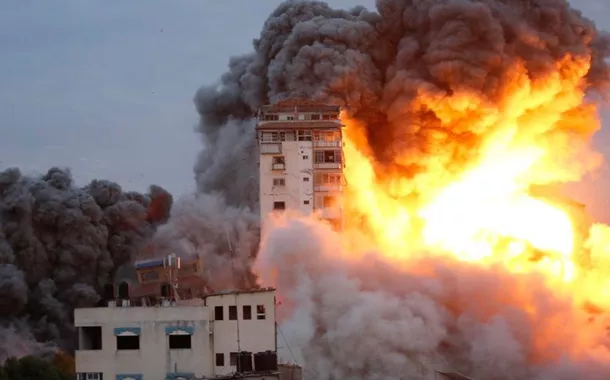 Bombardeio israelense contra a Palestina 