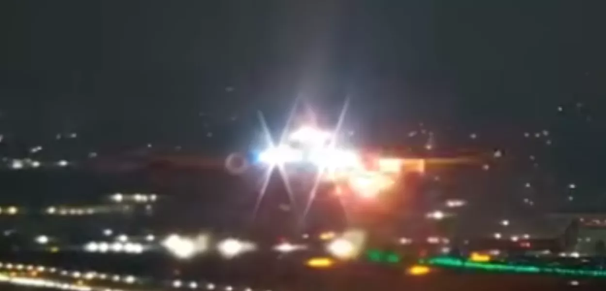 Turbina de avião explode após decolagem em Guarulhos
