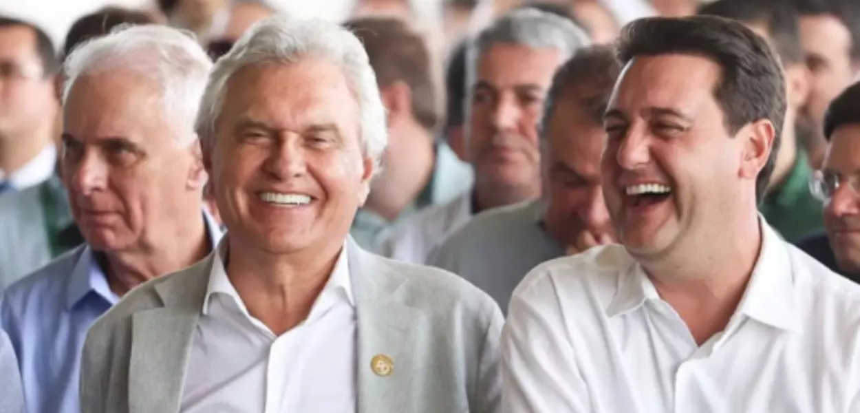 Ronaldo Caiado e Ratinho Júnior