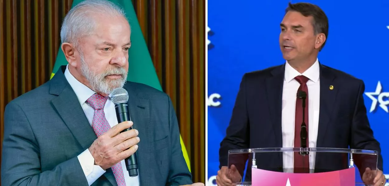 Flávio Bolsonaro entregará o Brasil aos EUA caso seja eleito presidente, diz Lula