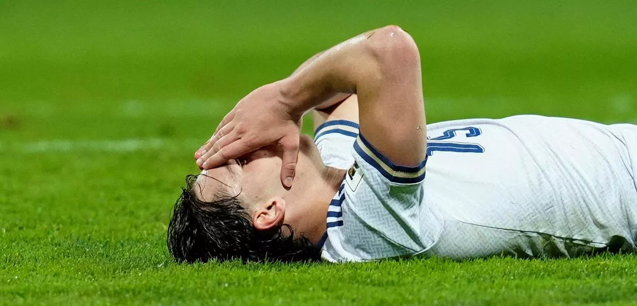 Pio Esposito lamenta gol perdido
