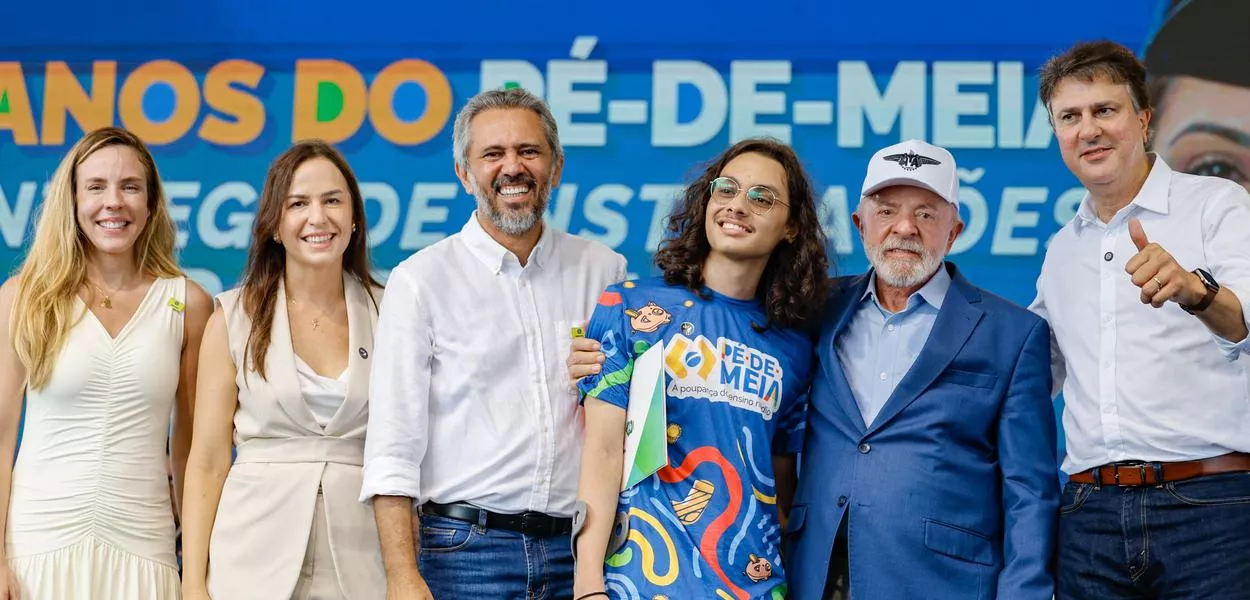 01.04.2026 - Presidente da República, Luiz Inácio Lula da Silva, durante cerimônia de inauguração das obras do campus do ITA Ceará e de celebração dos 2 anos do Programa Pé-de- Meia, na Base Aérea de Fortaleza - CE.Foto: Ricardo Stuckert / PR