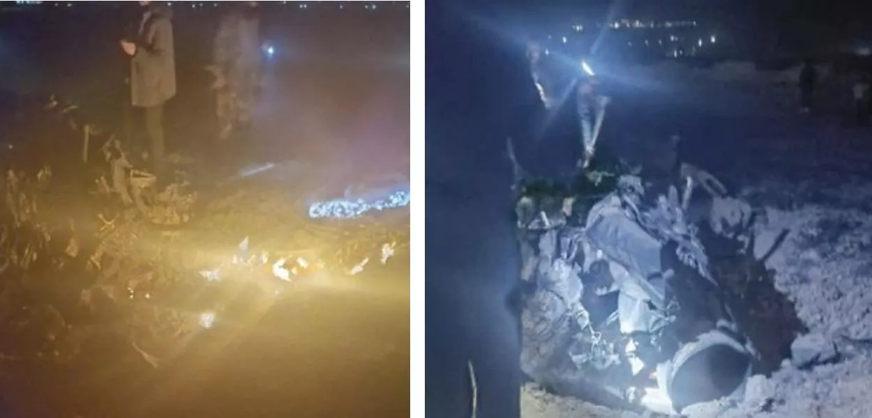 Caça abatido pelo Irã