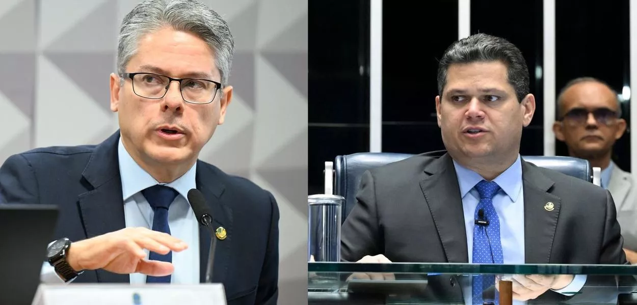 Alessandro Vieira e Davi Alcolumbre