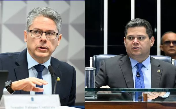 Alessandro Vieira e Davi Alcolumbre