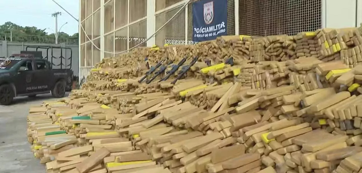 Toneladas de maconha