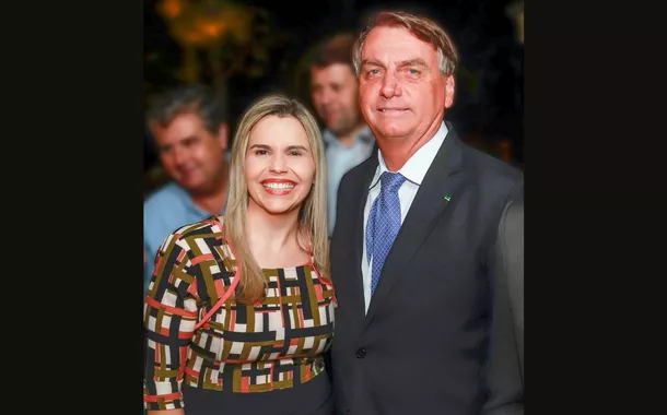 Clarissa Tércio e Jair Bolsonaro