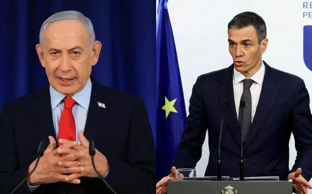 Benjamin Netanyahu e Pedro Sánchez