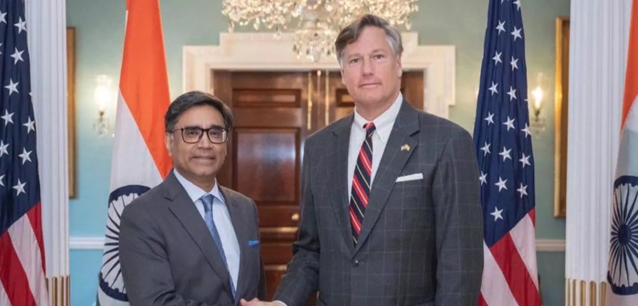 Vikram Misri e Christopher Landau