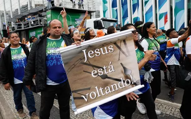 Foto da 18° edição da Marcha para Jesus no Rio de Janeiro