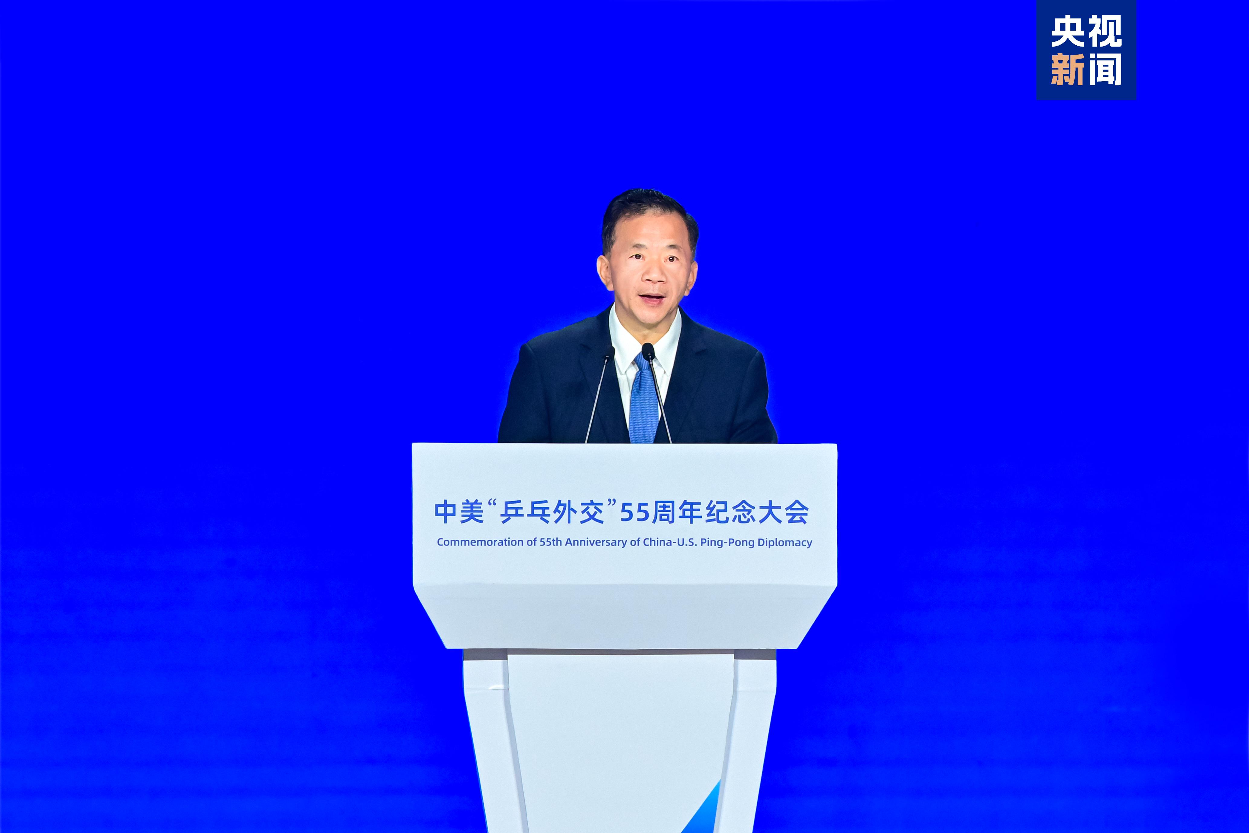 Comemoração em Beijing marca 55 anos da diplomacia do pingue-pongue entre China e EUA