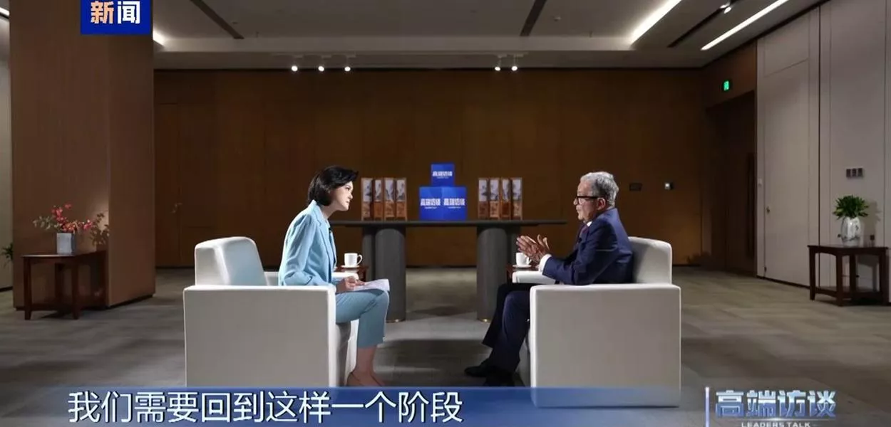 Ex-presidente da Comissão Europeia Romano Prodi concede entrevista ao CMG