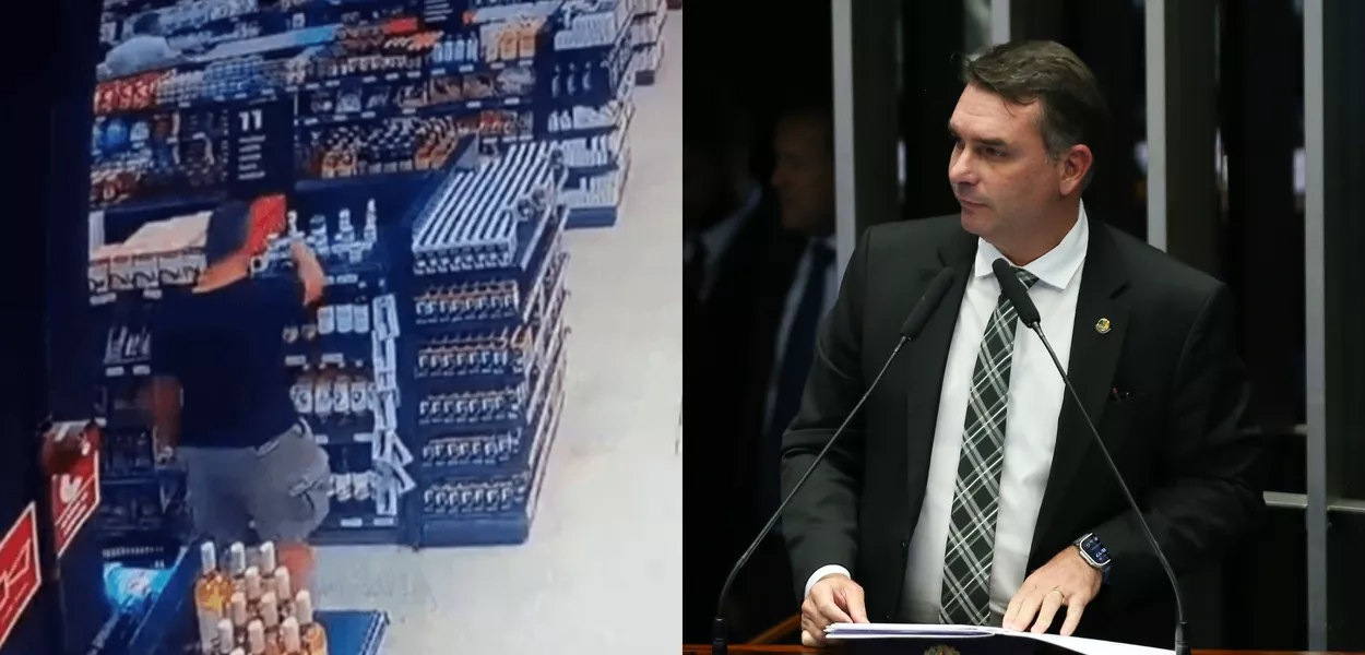 Erick Ferreira Blatt e Flávio Bolsonaro