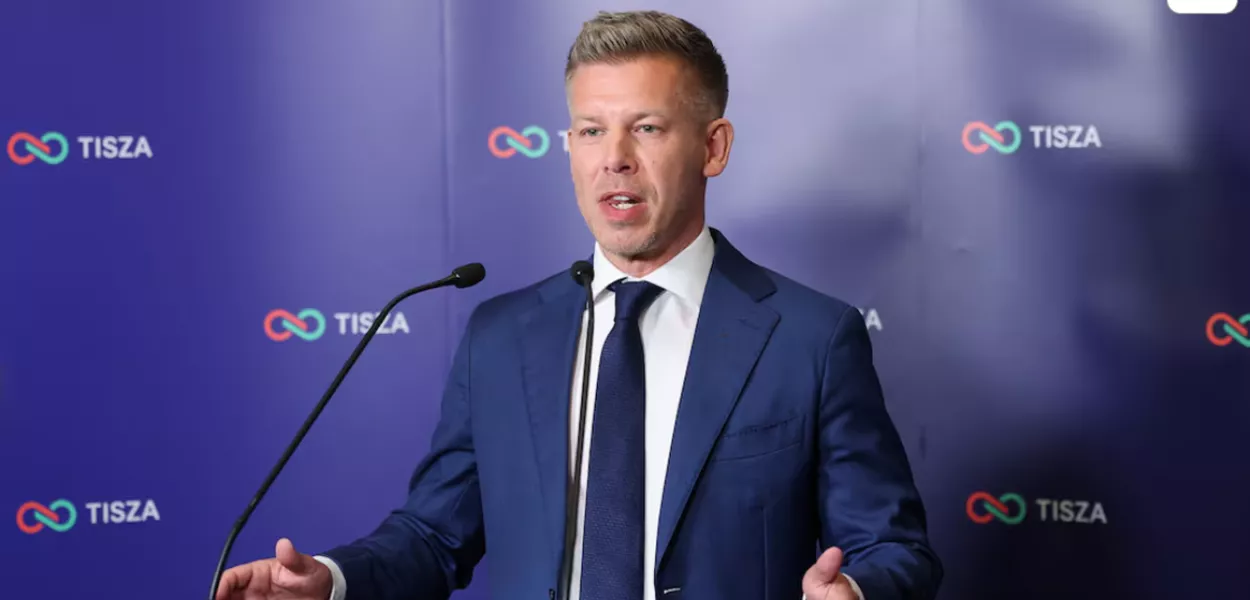 Péter Magyar, vencedor das eleições na Hungria