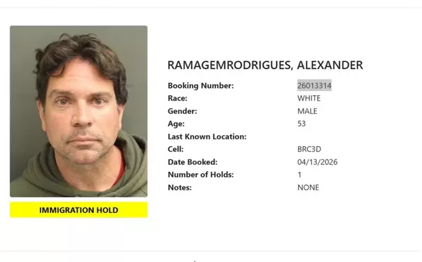 EUA divulgam foto de Ramagem após prisão pelo ICE