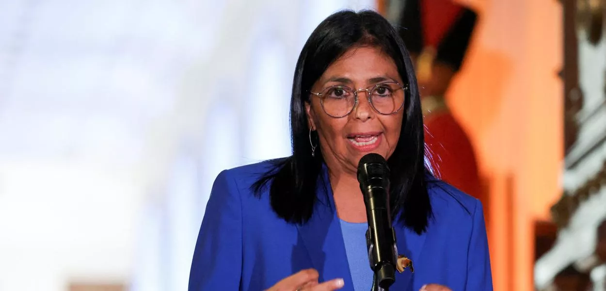 Presidente interina da Venezuela, Delcy Rodríguez
19/02/2026
REUTERS/Leonardo Fernandez Viloria