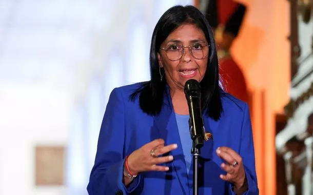 Presidente interina da Venezuela, Delcy Rodríguez
19/02/2026
REUTERS/Leonardo Fernandez Viloria