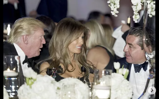 Donald Trump, Melania Trump e Paolo Zampolli