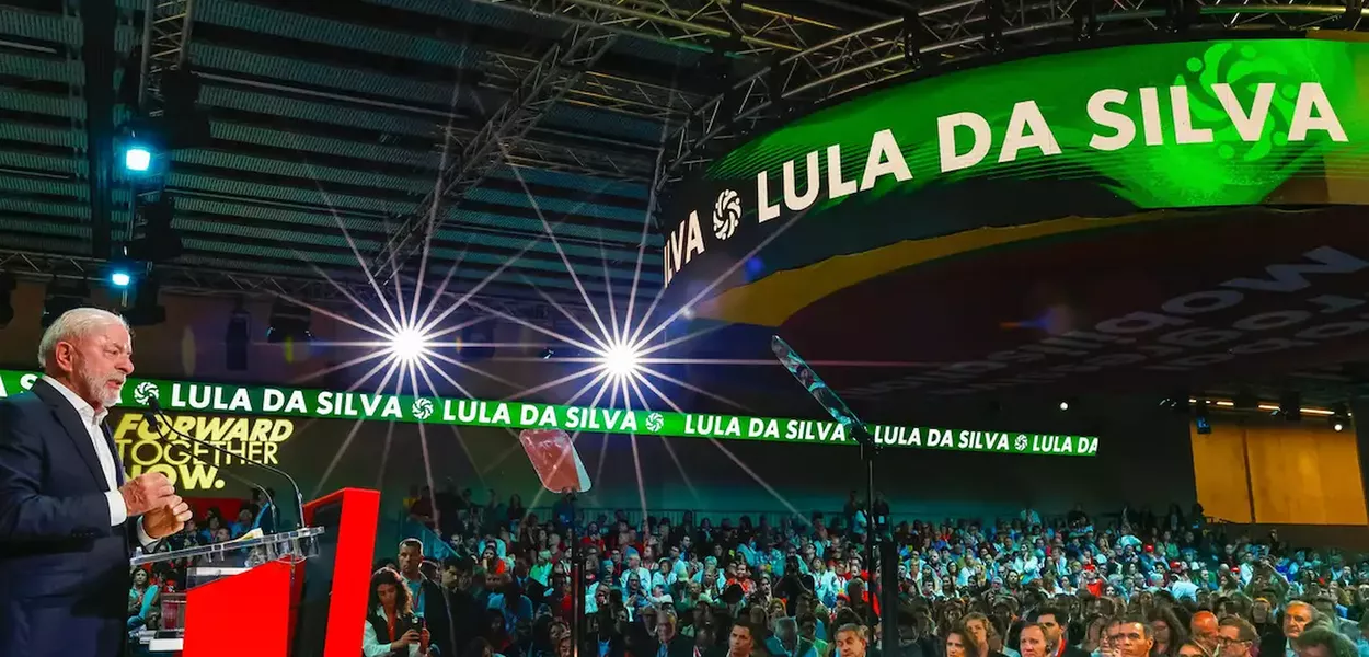 Presidente Lula durante participação no evento de Mobilização Progressista Global (MPG), na Espanha