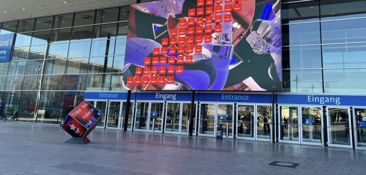 Entrada da Hannover Messe