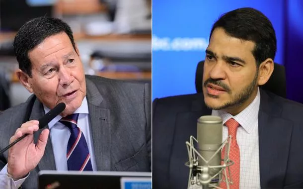 Hamilton Mourão e Jorge Messias 