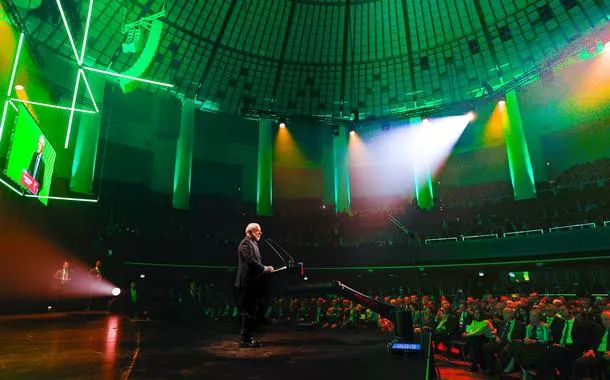 19.04.2026 – Presidente da República, Luiz Inácio Lula da Silva, durante cerimônia de Abertura da Feira Industrial de Hanôver. Theodor-Heuss-Platz 1-3, Alemanha.Foto: Ricardo Stuckert / PR