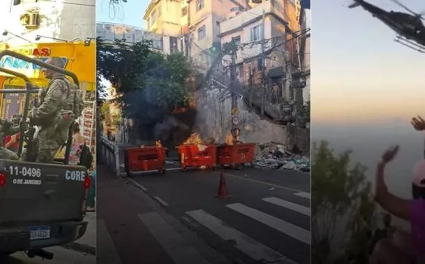 Ação conjunta entre as polícias do Rio de Janeiro e da Bahia mirou lideranças do Comando Vermelho; avenida Niemeyer chegou a ser interditada devido a intenso tiroteio e barricadas