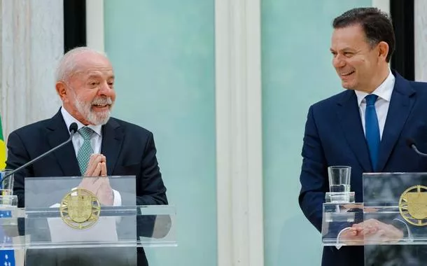 21.04.2026 – Presidente da República, Luiz Inácio Lula da Silva, durante declaração conjunta à imprensa. Jardim do Palacete de São Bento, Portugal