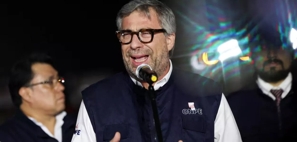 Piero Corvetto, do Escritório Nacional de Processos Eleitorais do Peru