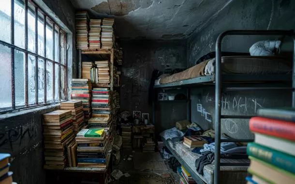 Cela cheia de livros