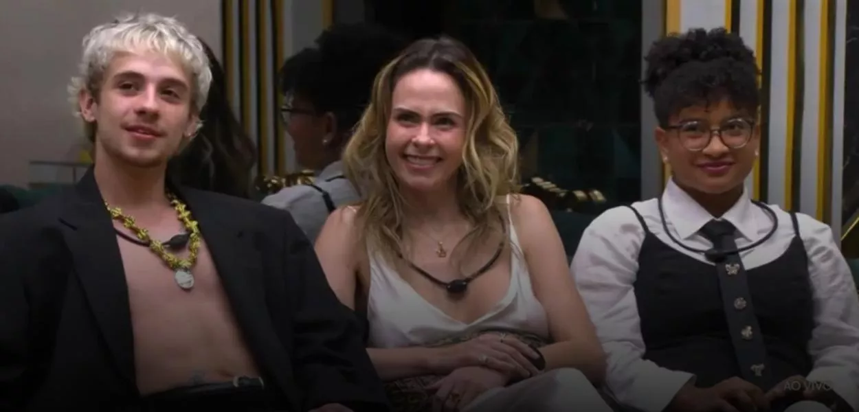 Ana Paula, Milena e Juliano foram os finalistas  dessa edição do BBB