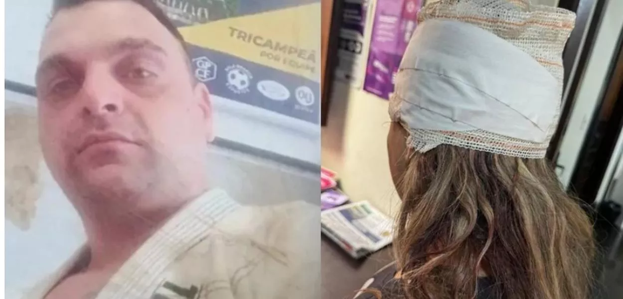 Um lutador de jiu-jítsu de 38 anos foi preso após espancar a esposa e ferir a filha, uma criança de seis meses