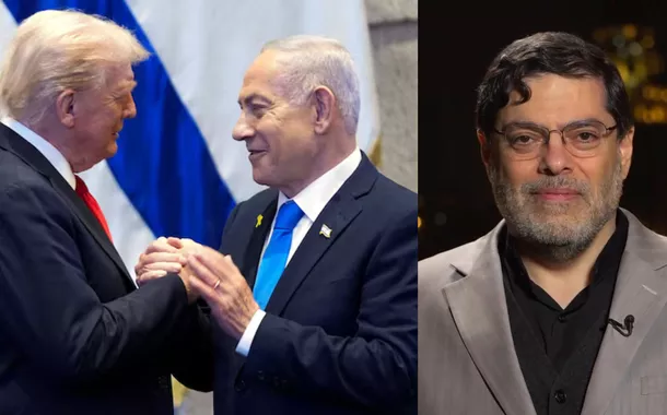 Donald Trump, Benjamin Netanyahu e Mohammad Marandi