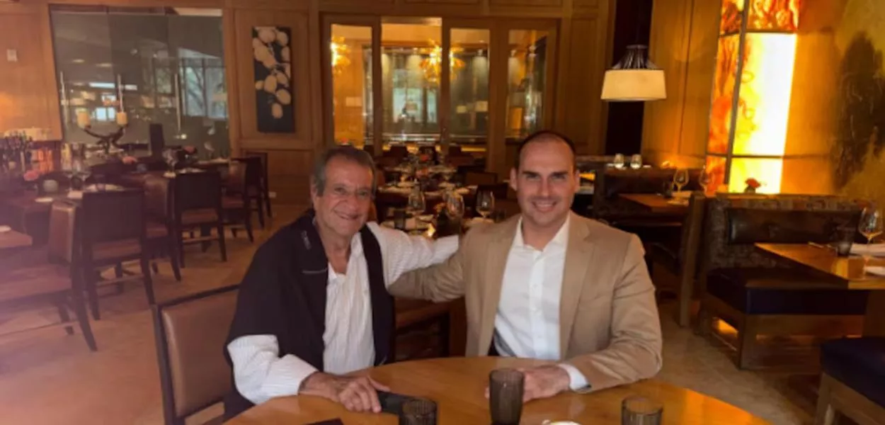 Valdemar Costa Neto e Eduardo Bolsonaro