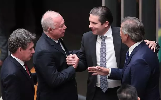 Reginaldo Lopes, Paulo Azi, Hugo Motta e Leur Lomanto Jr.