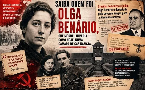 Saiba quem foi Olga Benário, que morreu num dia como hoje, numa câmara de gás nazista