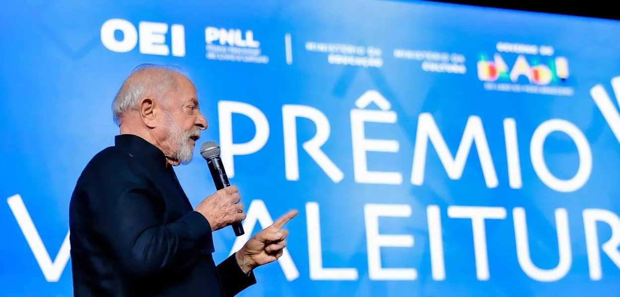 23.04.2026 – Presidente da República, Luiz Inácio Lula da Silva, durante Solenidade de entrega do Prêmio Vivaleitura, noCentro Internacional de Convenções do Brasil (CICB), Brasília/DF.Foto: Ricardo Stuckert / PR