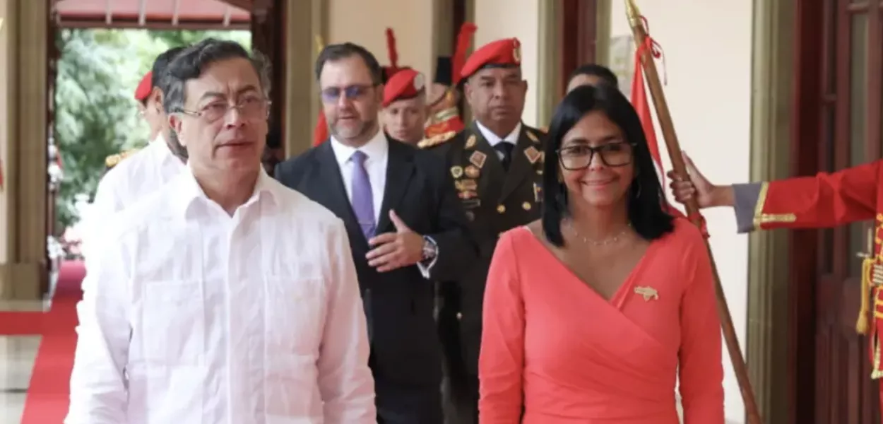 Gustavo Petro e Delxy Rodriguez
