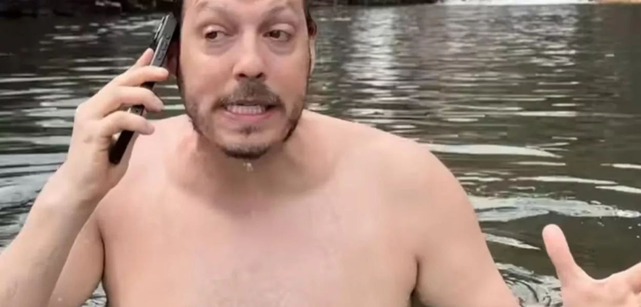 O humorista debochou da necessidade de se afirmar homem e também apontou várias hipocrisias presentes no discurso. 