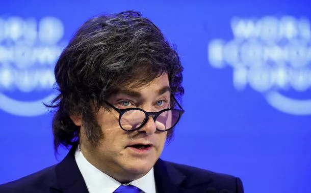 Presidente da Argentina, Javier Milei
21/01/2026
REUTERS/Denis Balibouse