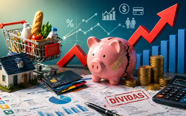 Endividamento das famílias atinge 49,9% em fevereiro