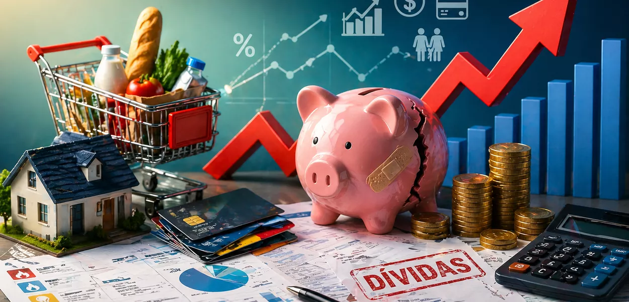 Endividamento das famílias atinge 49,9% em fevereiro