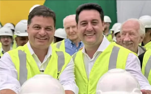 Sandro Alex e Ratinho Jr.