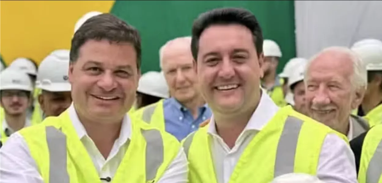 Sandro Alex e Ratinho Jr.