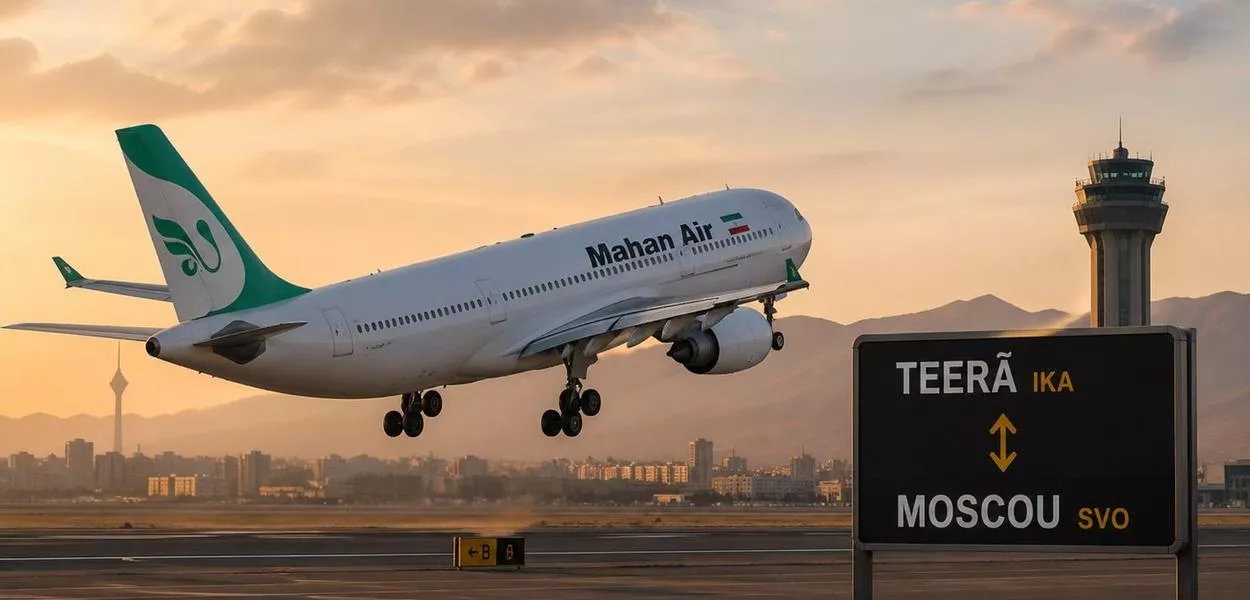 Voos entre Teerã e Moscou são retomados após suspensão de dois meses
