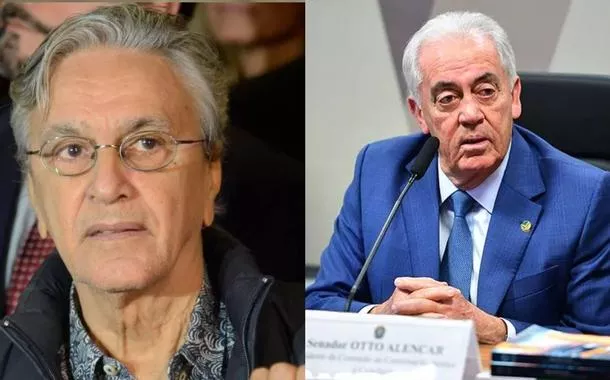 Caetano Veloso e Otto Alencar