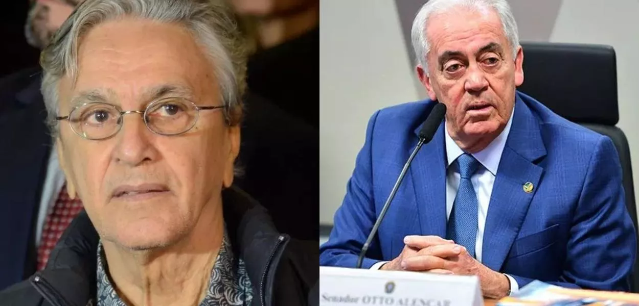 Caetano Veloso e Otto Alencar
