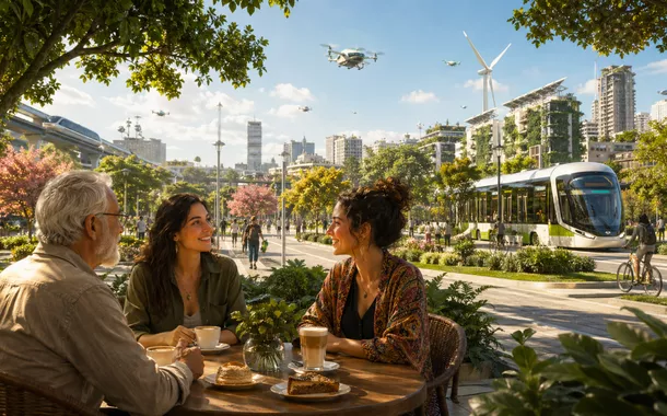 Em 2050, com Isabela e Clarice