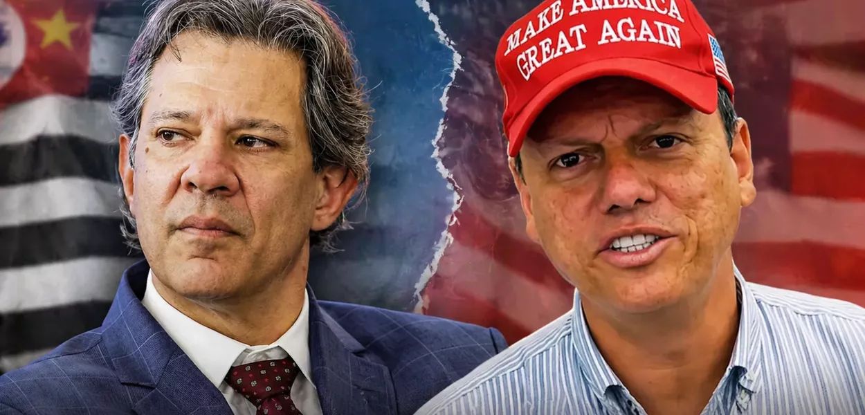 Fernando Haddad (Foto: Marcelo Camargo/Agência Brasil) e Tarcísio de Freitas