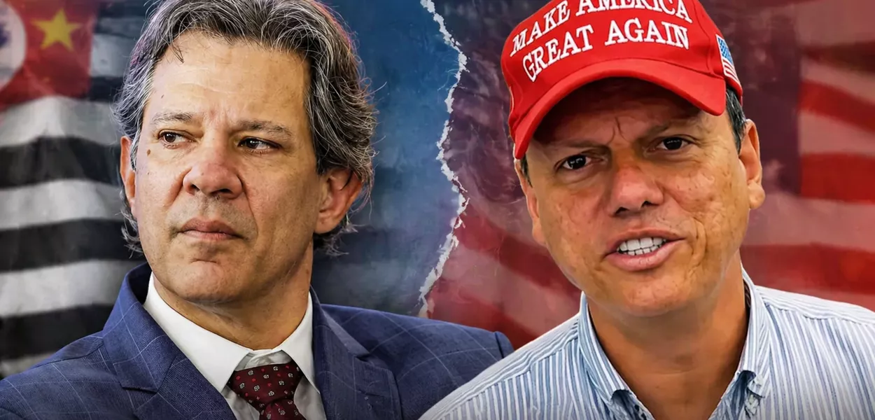 Fernando Haddad (Foto: Marcelo Camargo / Agência Brasil) e Tarcísio de Freitas